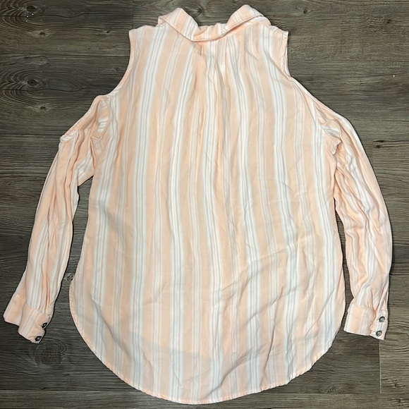 Ariat Markle Cold Shoulder Striped Top - Picture 7 of 7